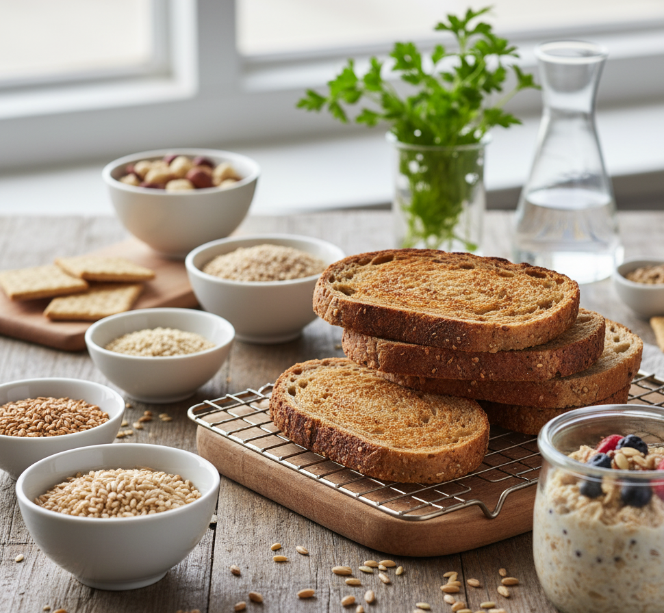 dieta micobiomica il pane tostato
